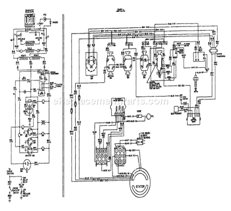 Page F Diagram and Parts List for 9288-3  Briggs and Stratton Generator
